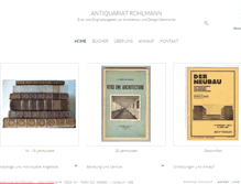 Tablet Screenshot of antiquariat-rohlmann.de